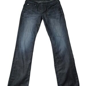 Buffalo David Bitton BDB Lucas Jeans Mens 33x34 Dark Wash Straight Denim